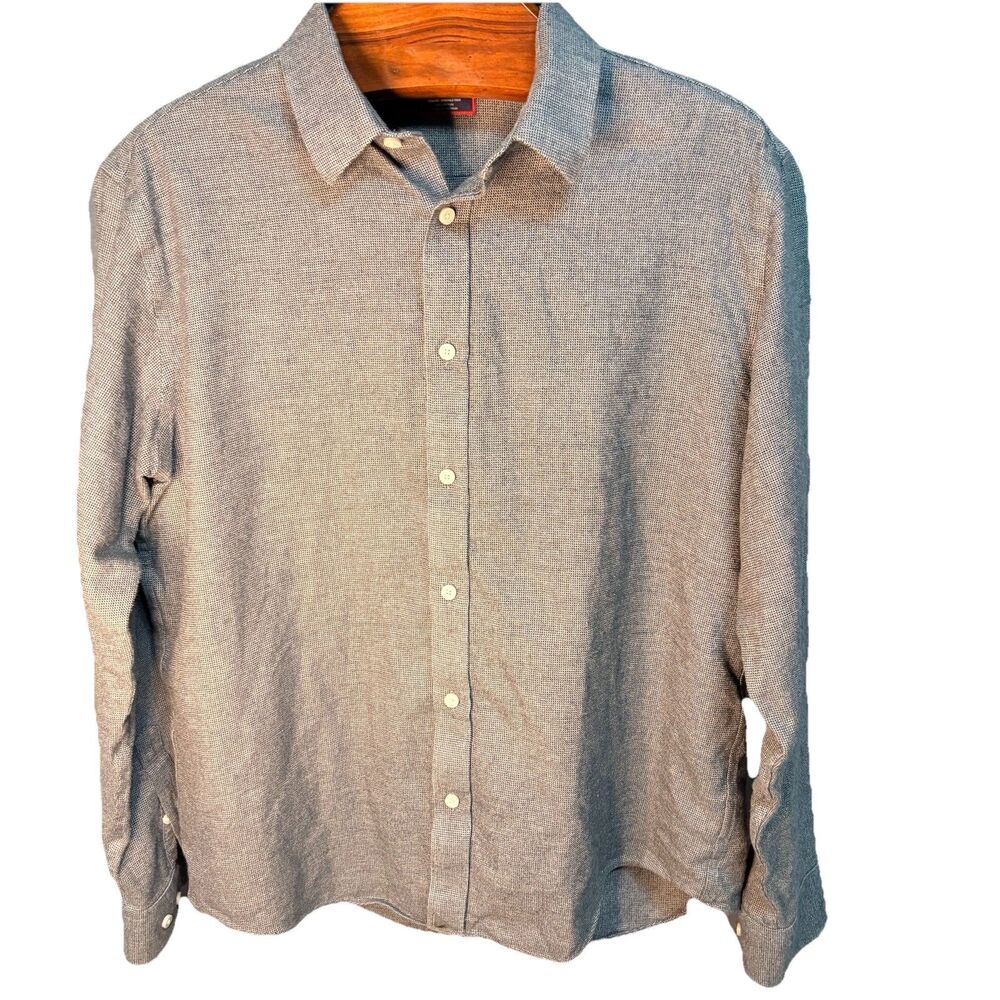UNTUCKit 100% Cotton Button Up Dress Shirt Gray